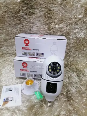 Restocked Dual Lens Bulb PTZ Camera V380 1080p.