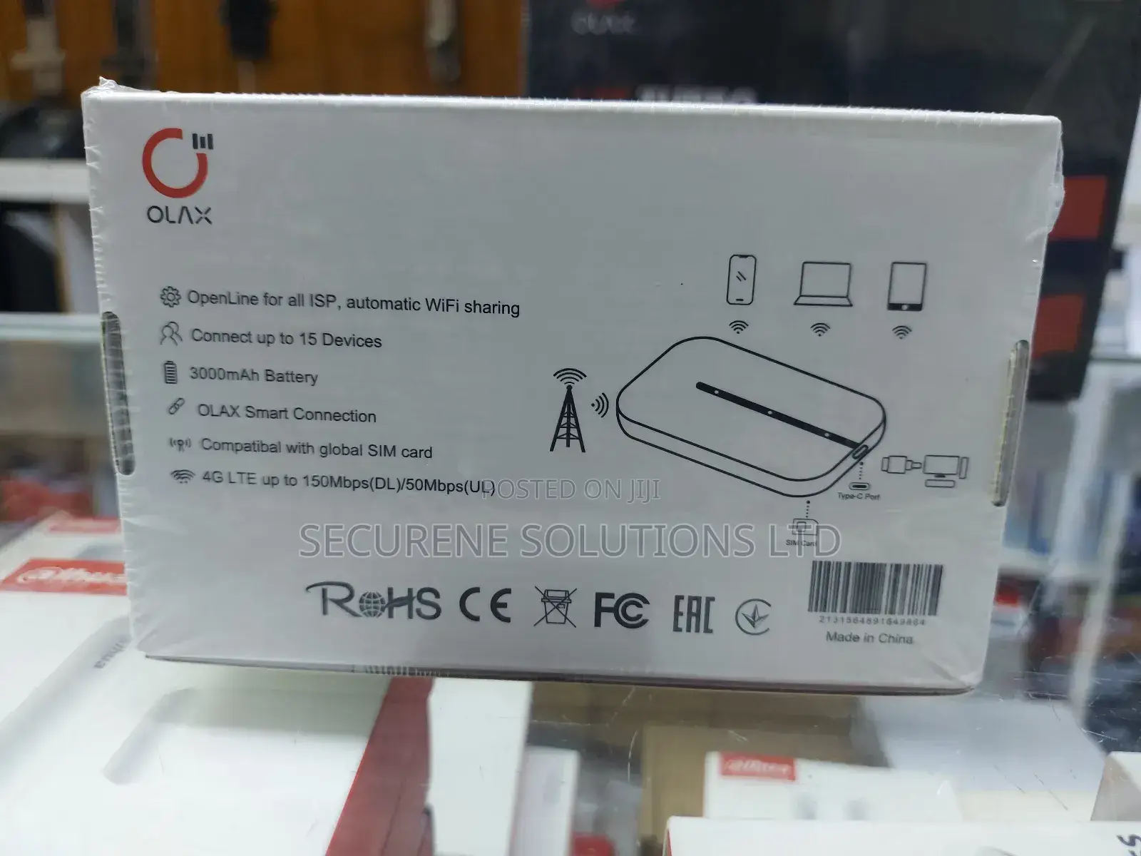 Olax Mt10 4g+ Mobile Wifi Router