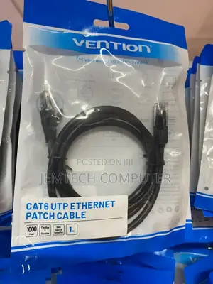 Vention Cat.6 Utp Patch Cable 1m Black