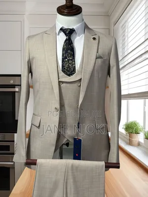 Beage 3pcs Suit
