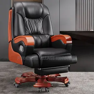 Office Chairs: Recliner Classic Leather Executive Chair