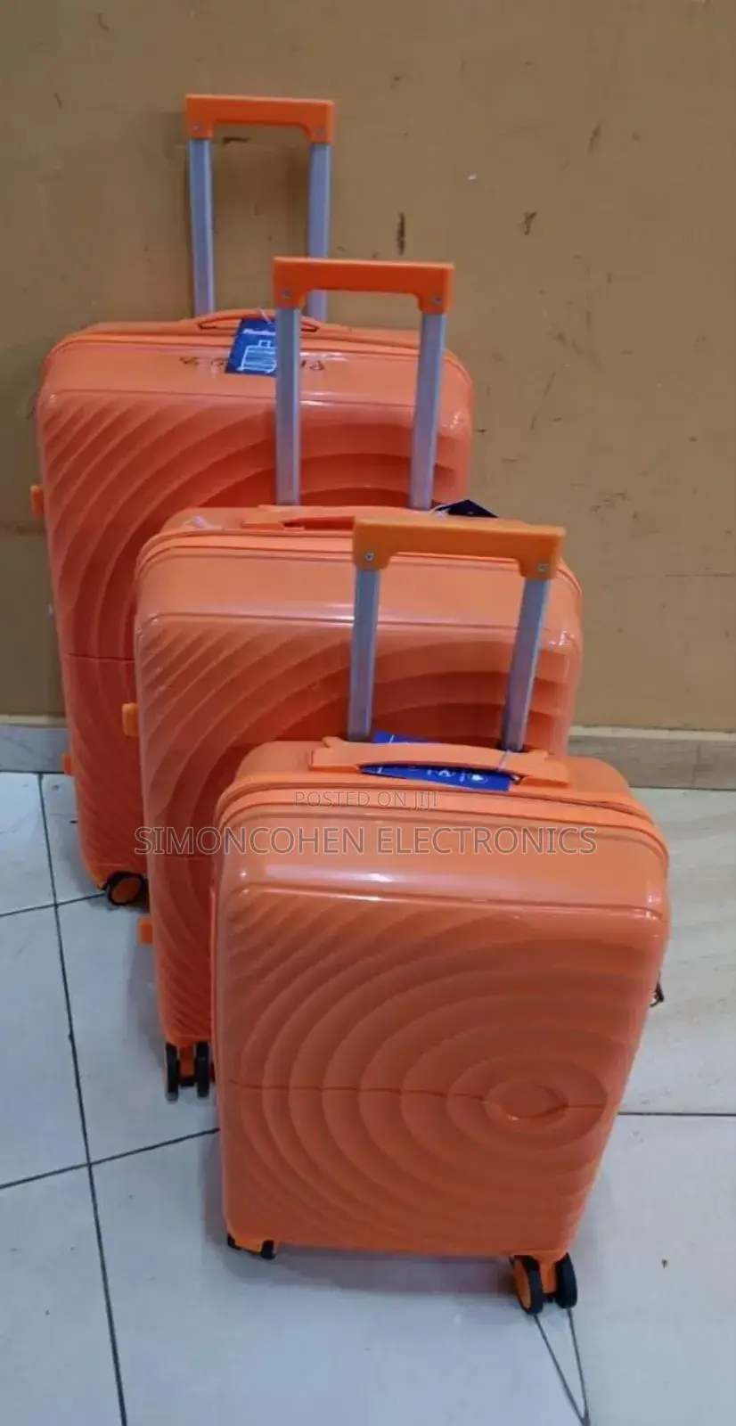 3 in 1 Unbreakable Pp Rubber Suitcase (Size 3)