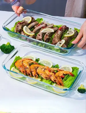 3pcs Glass Baking Tins