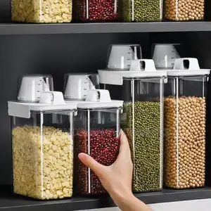 Storage Containers With Measuring Cups