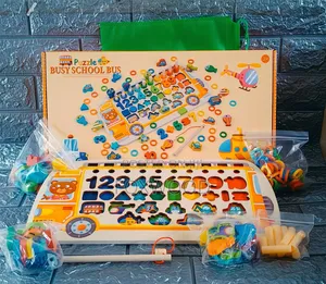 Busy School Bus Puzzle Toy