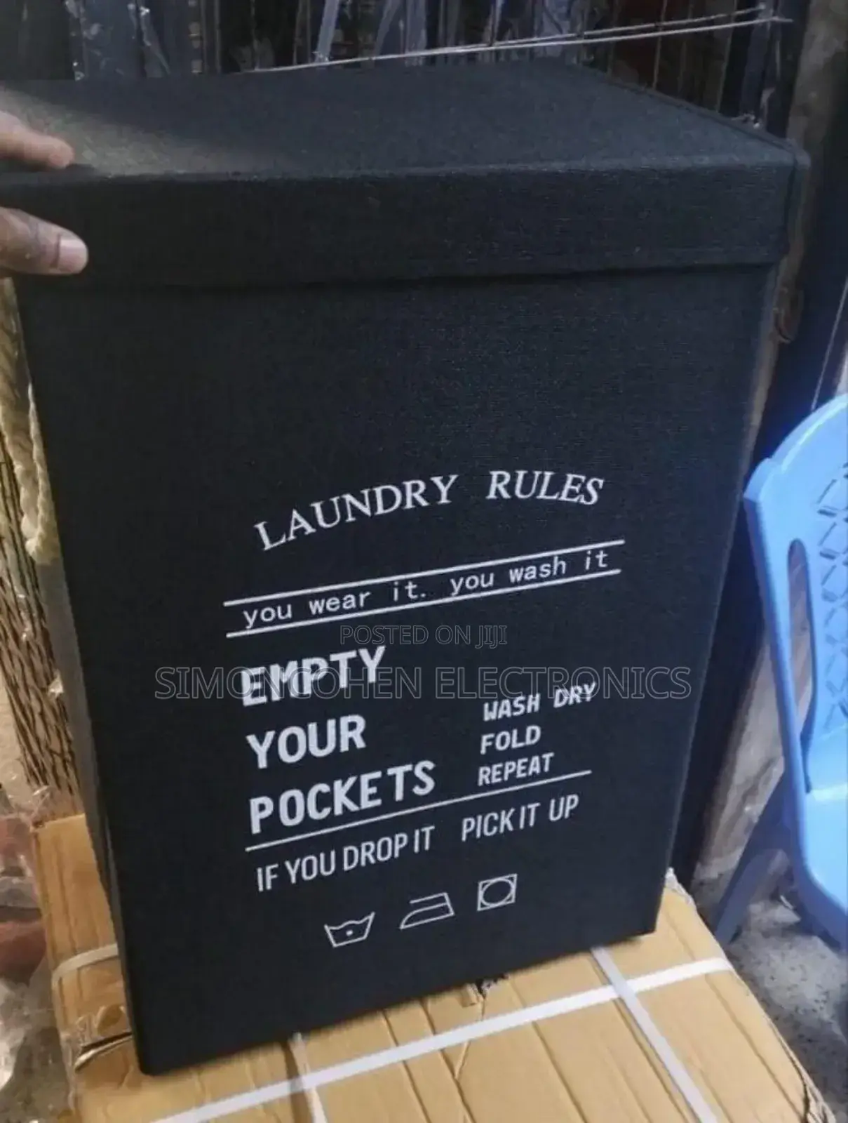 Laundry Organizer/Basket With Lid