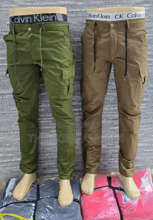 Quality Hard Side Pocket Khaki Cargo Pants Available 30 -40