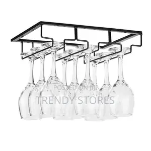Under The Cabinet Wine Glass Hanging Rack