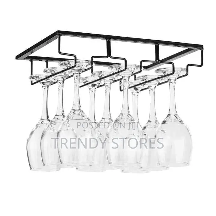 Under The Cabinet Wine Glass Hanging Rack