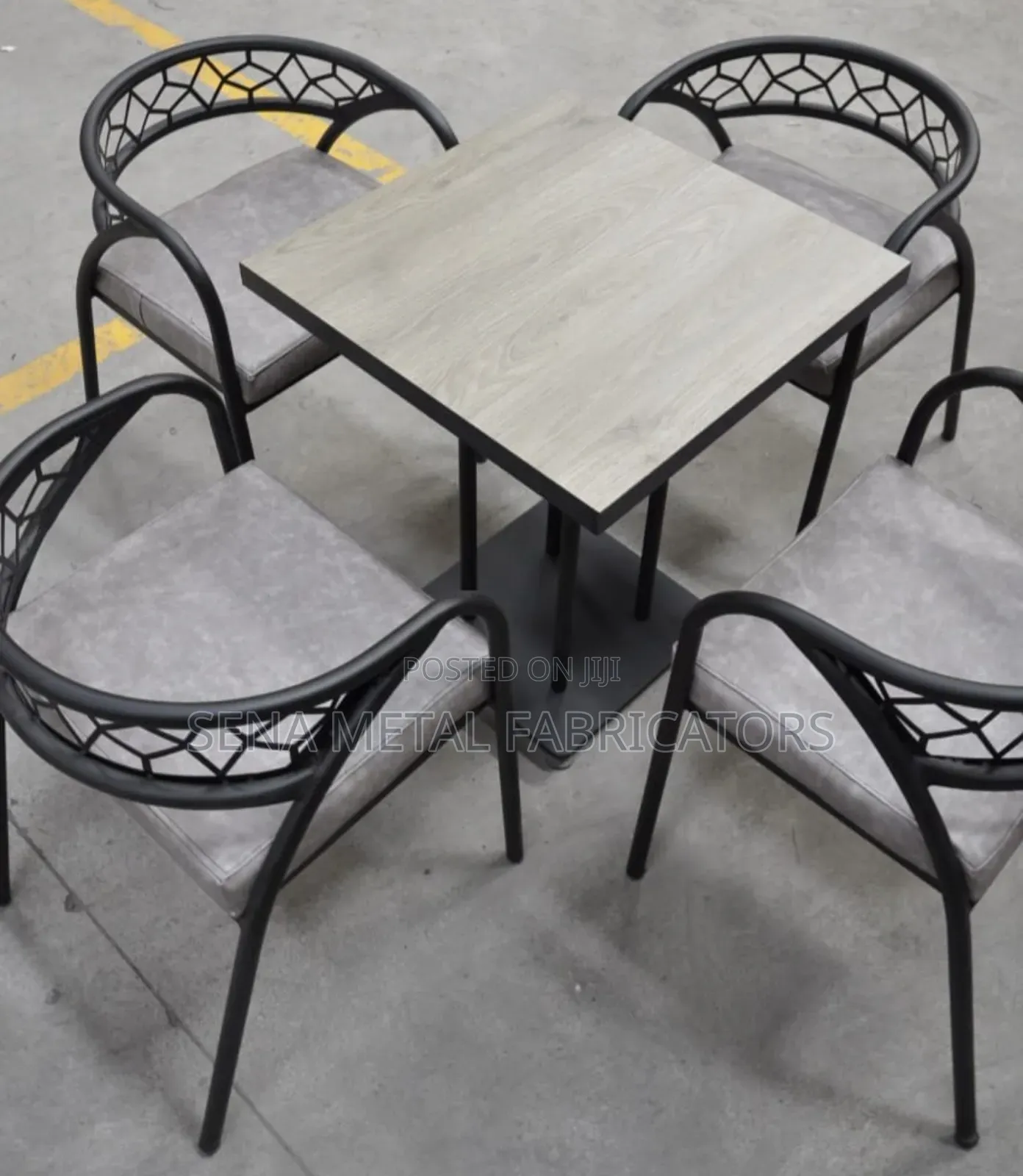 Modern 4 Seater Chairs and Table Dining Set.