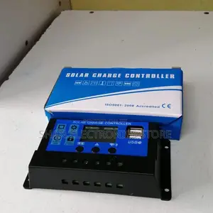 20a Solar Charge Controller, Dual Usb Port 12v/24v,Pwm