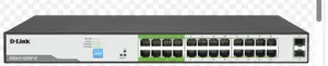 Dlink DGS-F1026p26-Port Gigabit Poe Switch With 24 Poe+ Ports and 2sfp