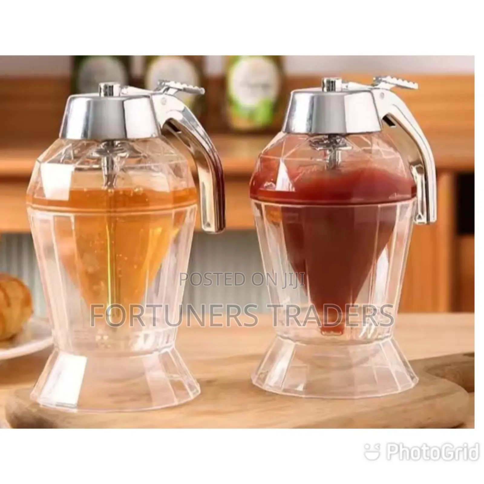 *Diamond Shaped Honey Dispenser