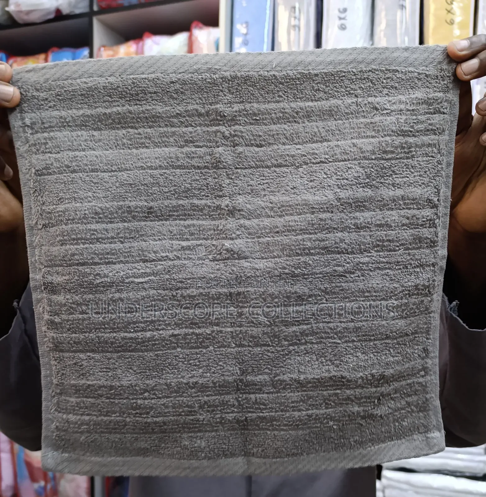 Classy Grey Cotton Face Towels