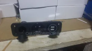 Dual Usb Car Charger 12v Cigarette Lighter Panel