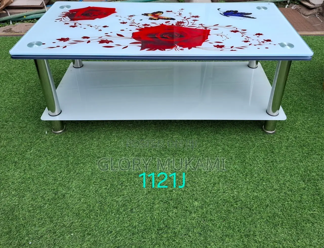 White Classic Rectangular Coffee Table