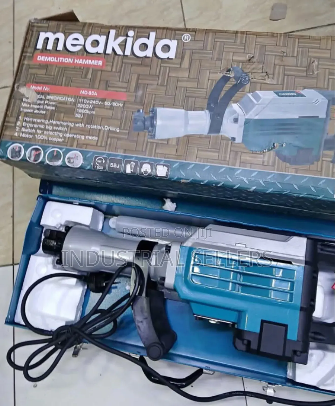 Complete Meakida Demolition Hammer
