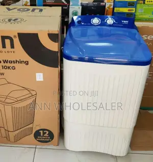 *Von Washing Machine 10kg Single Tub