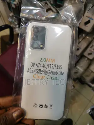 Wow Imagine Bumper Case for Oppo A74 (Clear, Flexible,