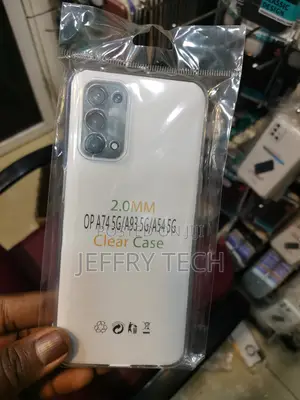 Vaprif Back Cover for Oppo A74 5g, Transparent Hybrid Hard