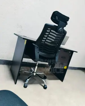 1.2m Table and Mesh Headrest Chairs