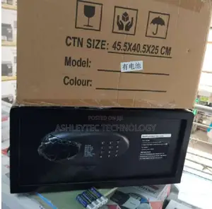 Automatic/ Key Safe Hotel Safe Box Safety Box Black