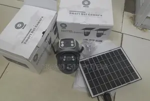 Wifi Solar Camera Powered PTZ 360° Dual Lens CCTV Camera