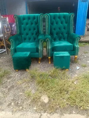 Pedicure Seats or King Seats, Plus Stools, Green 