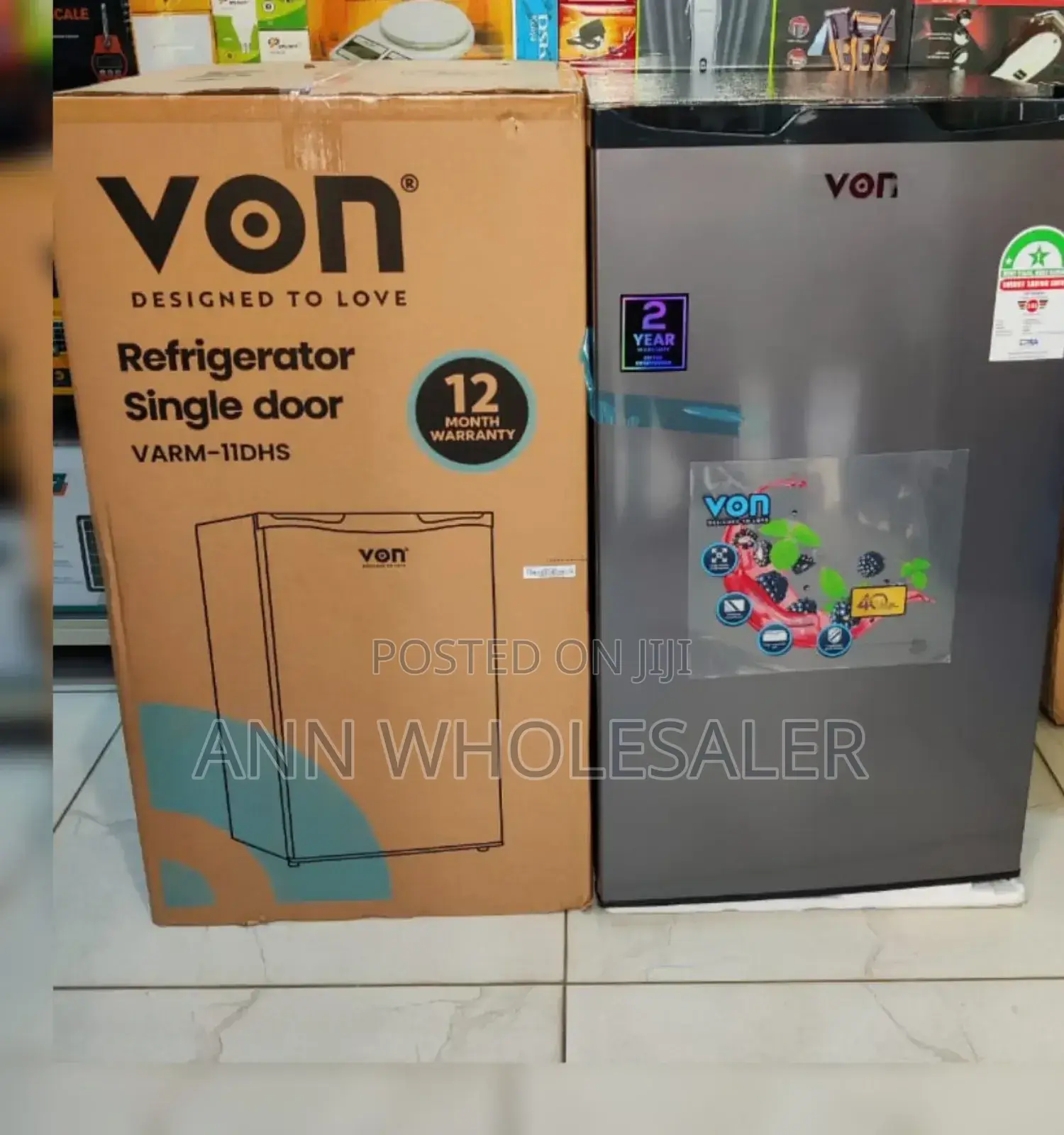Von Refrigerator Single Door