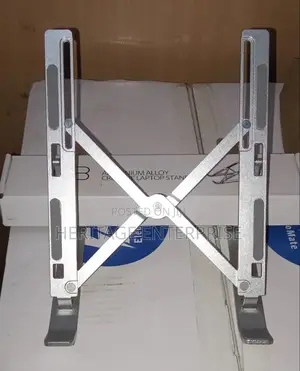 Laptop Stand, Metallic Foldable Stand