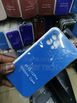 Andate iPhone 12/12 Pro Case, Soft Liquid Silicone Rubber