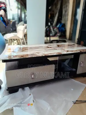 Brown Marble Coffee Table
