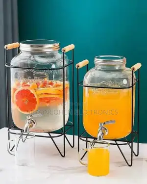 Glass Dispenser Metallic Stand