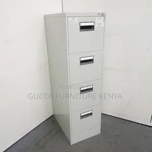 Cabinets: Steel Office 4-File Drawer Cabinet