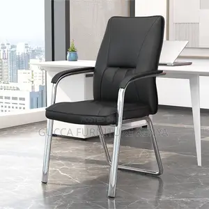 Office Chairs: Armrest Ergonomic Leather Office Chair