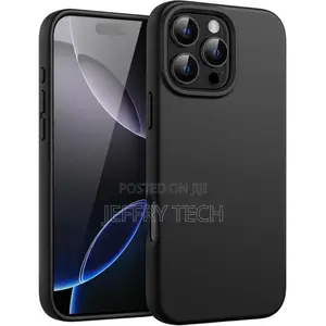 Ornarto Liquid Silicone Case for iPhone 15 Pro Max -Black