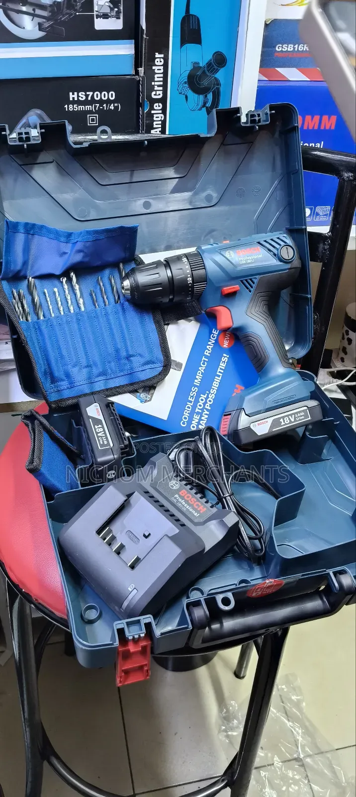 Original 18v Bosch Cordless Drill/Rechargeable Drill