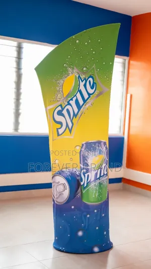 Outdoor Indoor Wave Pillar Banner