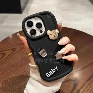 Zvasst 3d Bear Candy Cartoon Case for iPhone 15 Pro Max