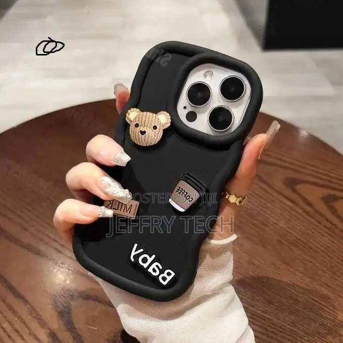 Zvasst 3d Bear Candy Cartoon Case for iPhone 15 Pro Max