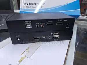Hdmi KVM Fiber Extender 20km Over TCP/Ip With Audio Usb