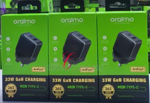 Oraimo Powergan 33 Pro Ocw-7331u+C54 33w Gan Charging Charge