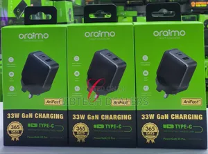 Oraimo Powergan 33 Pro Ocw-7331u+C54 *33w* Gan Charger