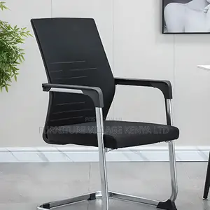 Office Chairs: Fixed Solid Back Mesh Office Chair