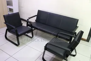 Executive Imported Modern Office/Airport 5 Seater Bench