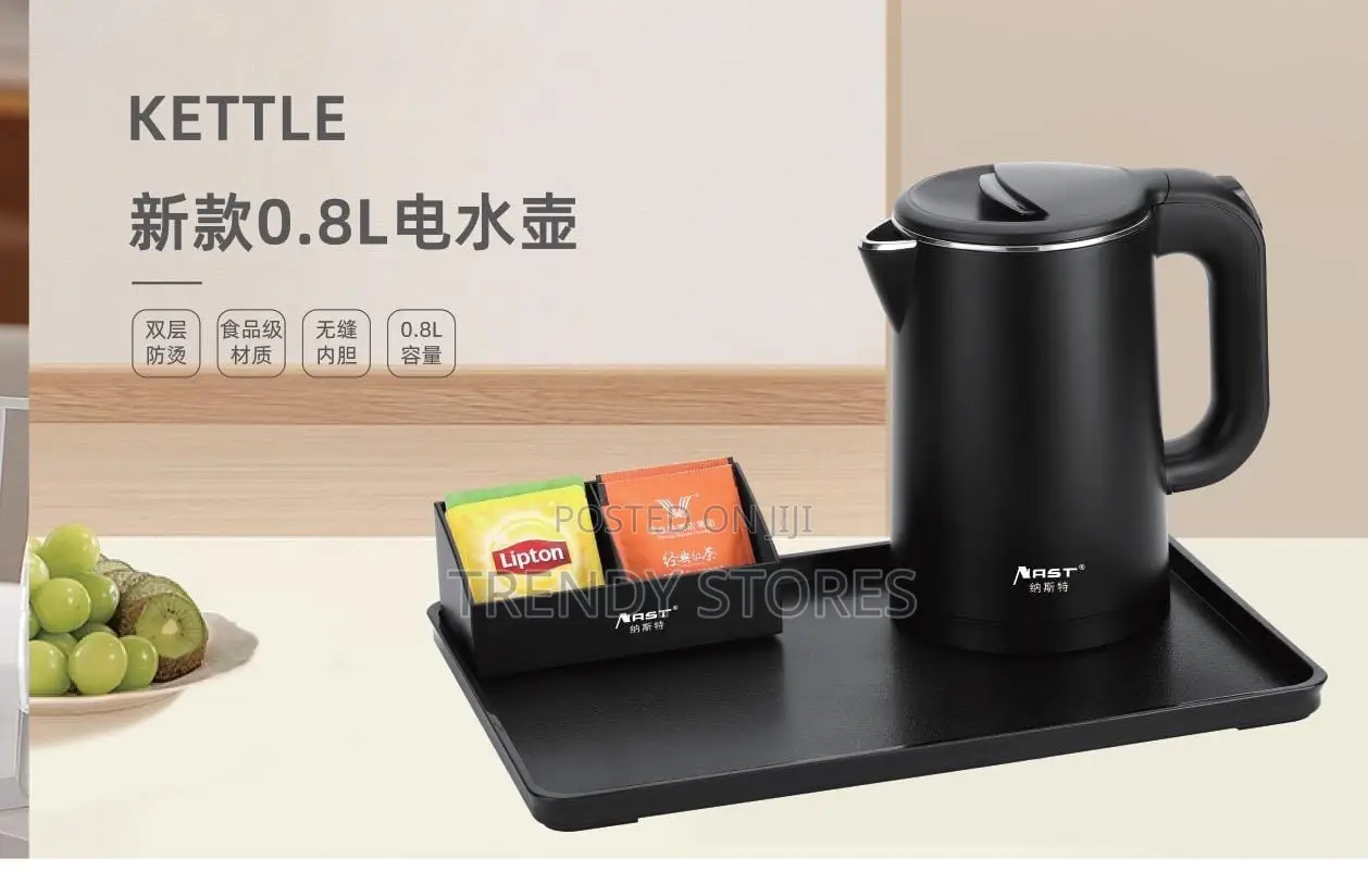 Premium Matte Black Electric Kettle