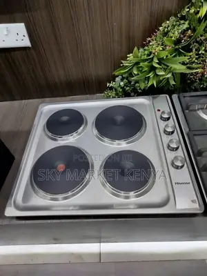Hisense 4 Electric H60stes Electric Hob,Silver