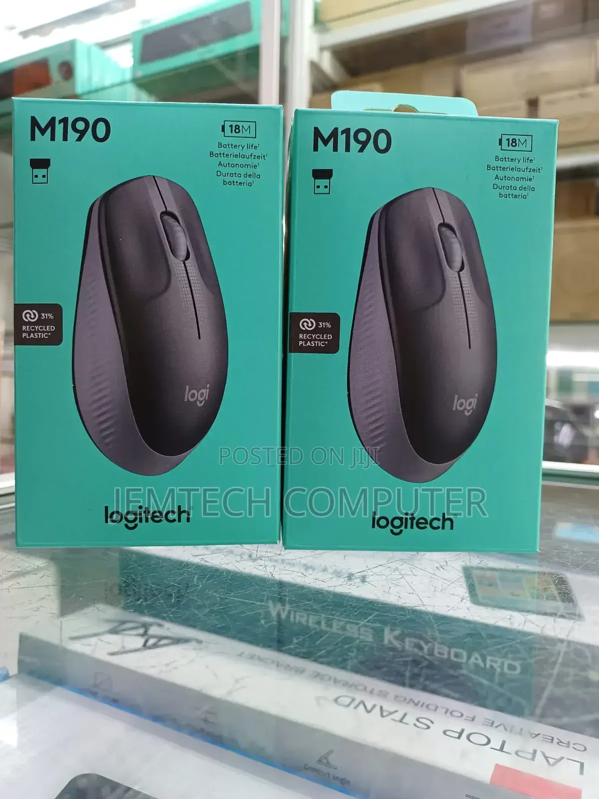 Logitech M190 Wireless Mouse Charcoal