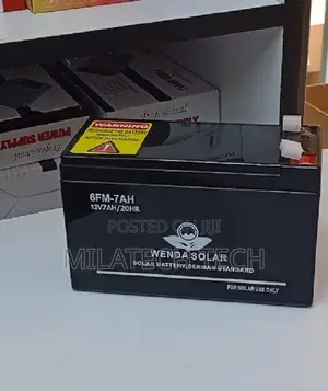 Wenda Solar Wenda Battery 7ah Best Quality00