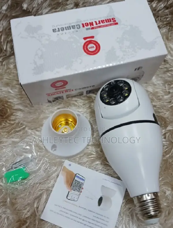 High-Toned 360 Rotate Auto Bulb Wifi PTZ Camera Bulb PTZ